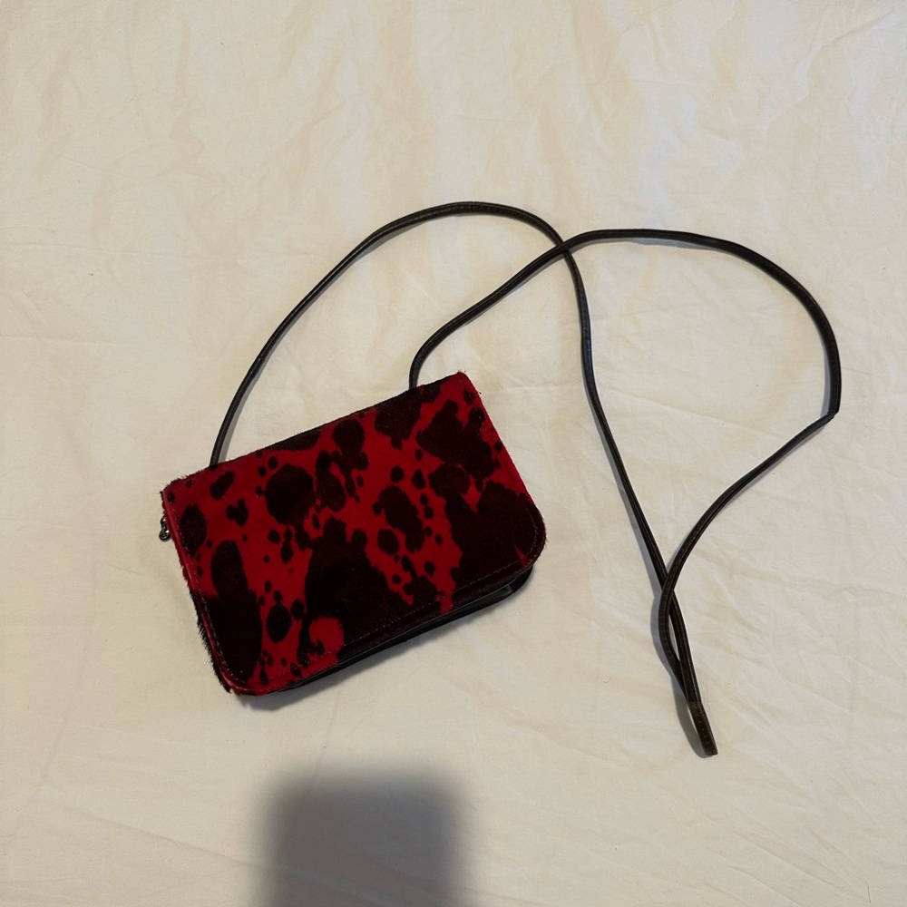 Donald J. Pliner Cow Print Bag